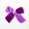 Grape | Hand-dyed Velvet Bows