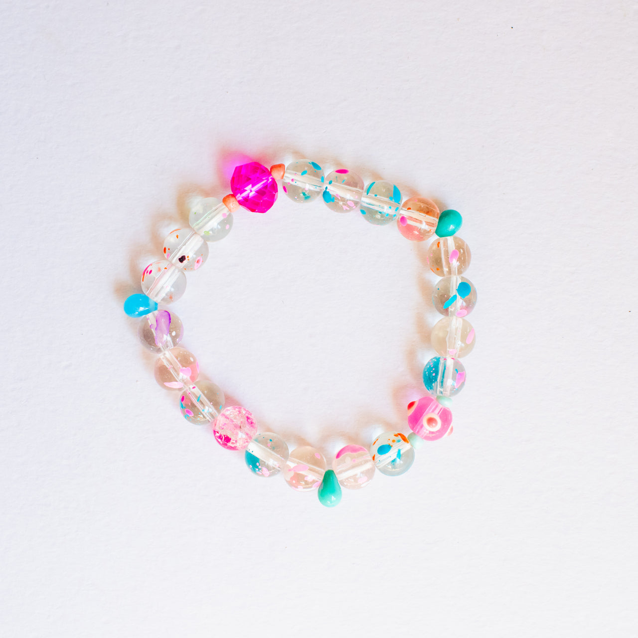 Pink and Blue Bracelet