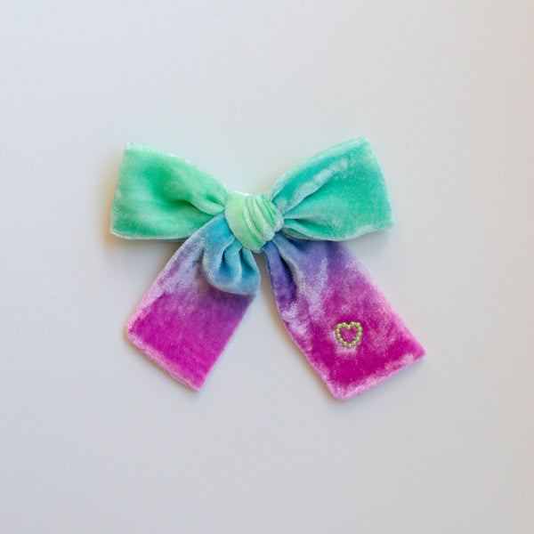 Mermaid Dreams | Multicolor Velvet Bows