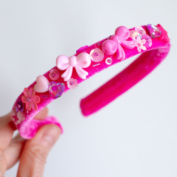 Think Pink | Embellished Simple Headbands