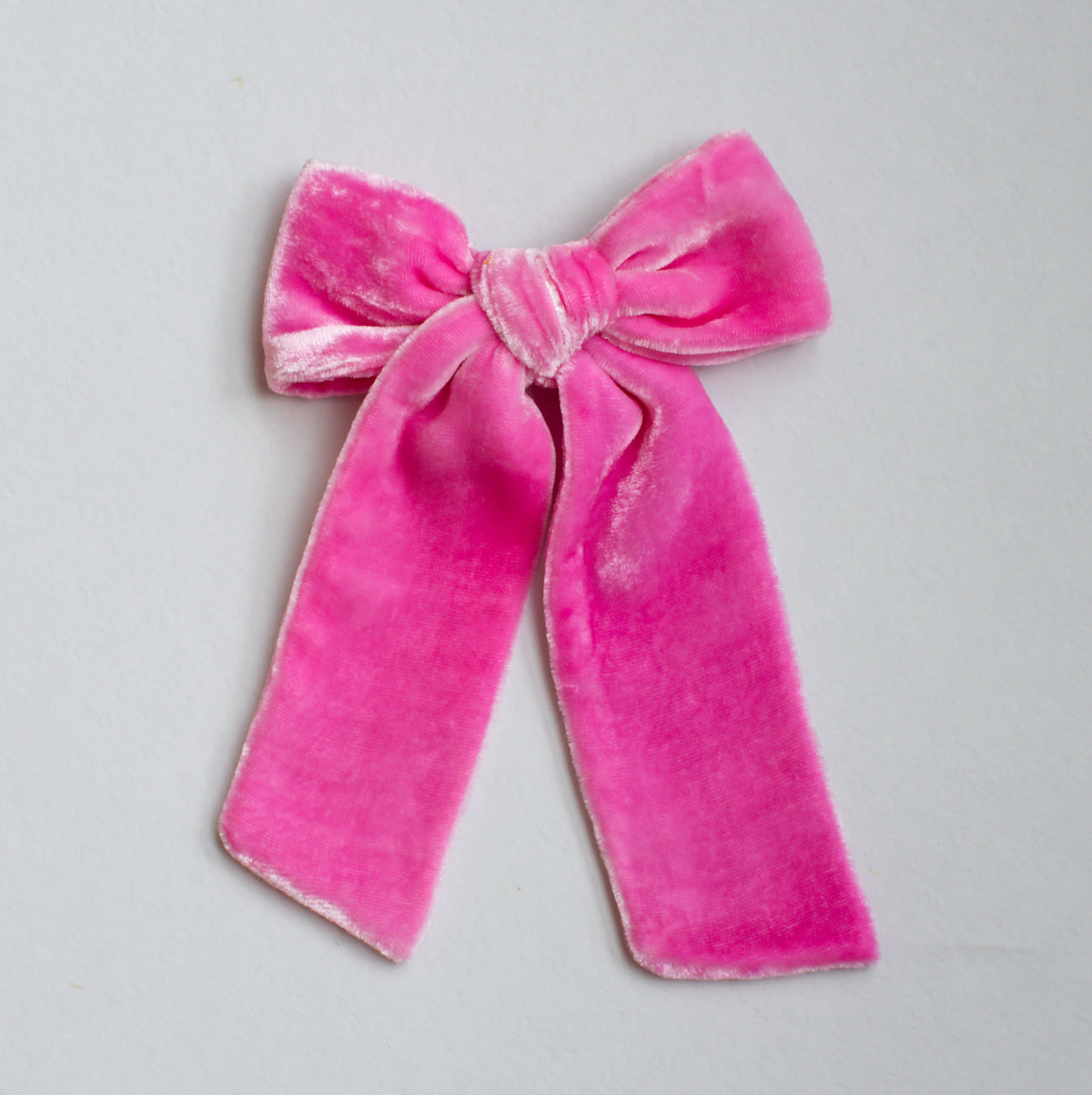 Rose Pink | Velvet Bows & Headbands