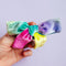 bright colors bow on seamless hair tie