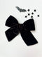 Jet Black | Velvet Bows & Headbands