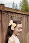 Embellished Butter Yellow | Velvet Bows