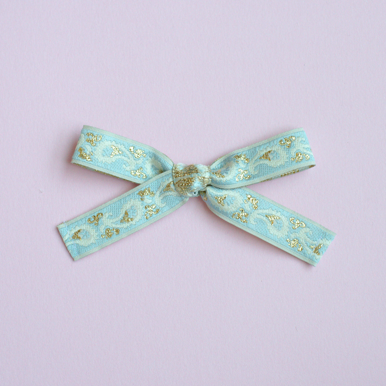 Light Blue Paisley | Vintage Ribbon Bows