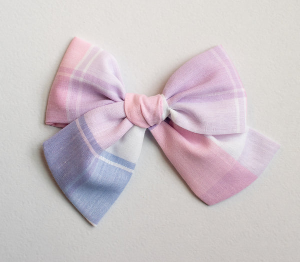Garden Plaid | vintage fabric bows