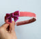 Taffy Pink with Sequin Bow | Velvet Headbands