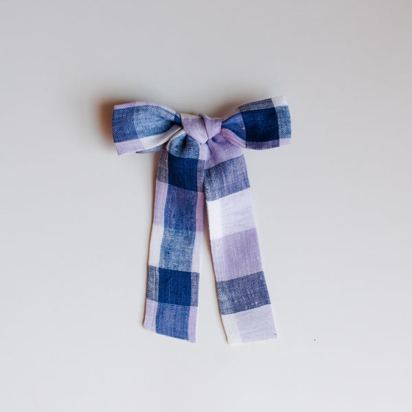 Cottage Plaid | Linen Bows