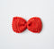 Red Flame | knitted bows