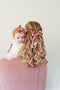 Fleur Red | embroidered tulle bows