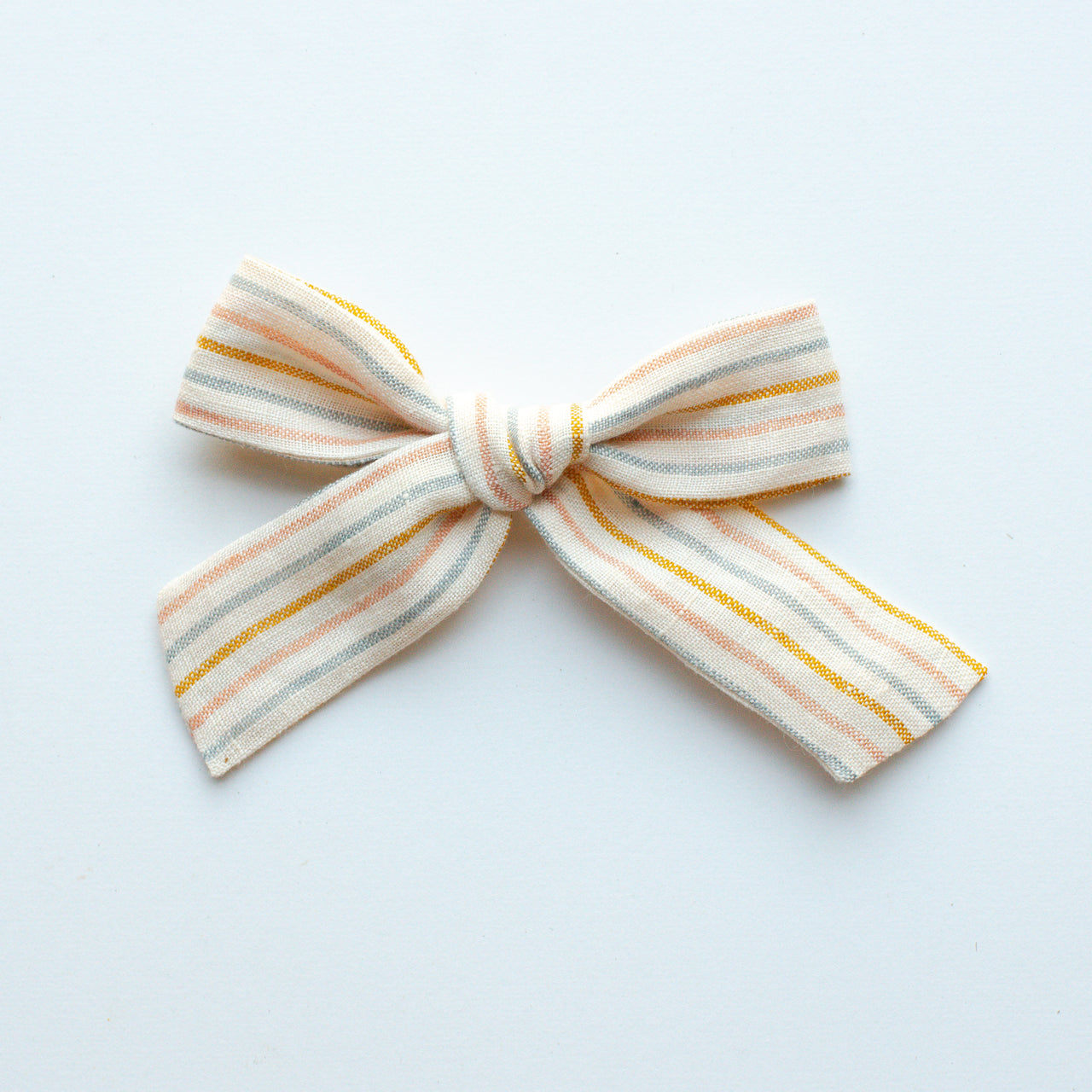 Breezy Stripe | Linen Bows