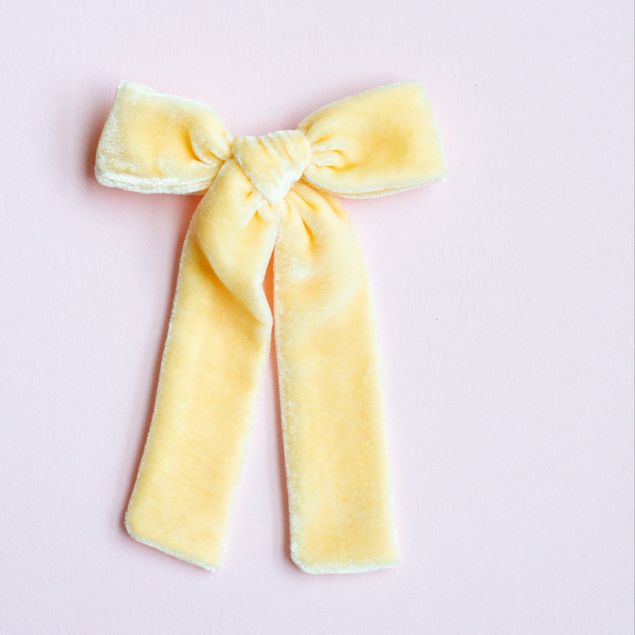 Butter Yellow | Velvet Bows