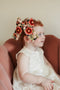 Fleur Red | embroidered tulle bows
