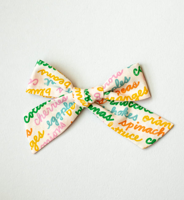 Fruits & Veggies | Fabric Bows