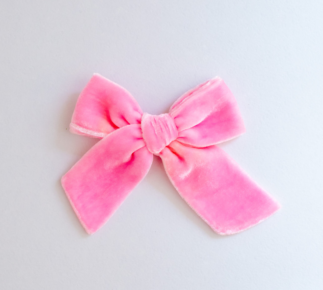 Rose Pink | Velvet Bows & Headbands