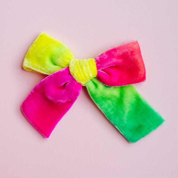 Neon Lights | Hand-Dyed Bows