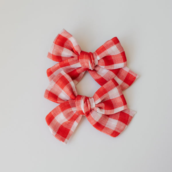 Picnic | Red Double Gauze Bows