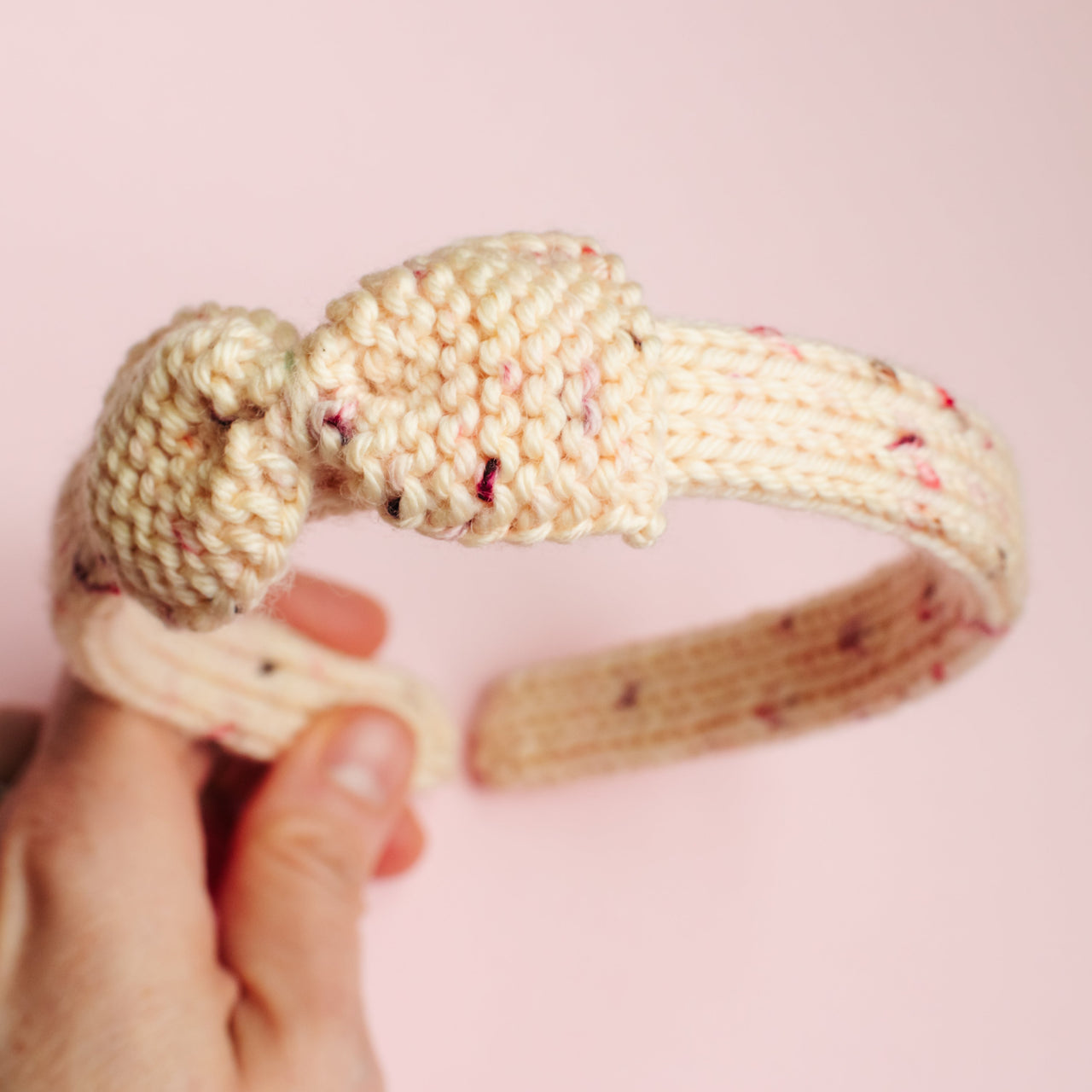 Dusty Rose Confetti | Sweater Headbands