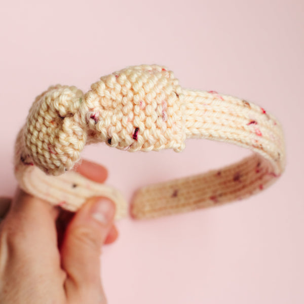 Dusty Rose Confetti | Sweater Headbands