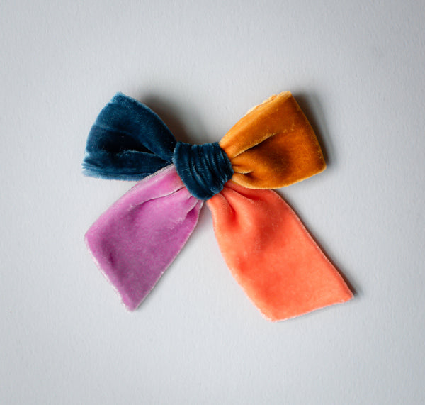 Ariana | Hand-Dyed Velvet Bows