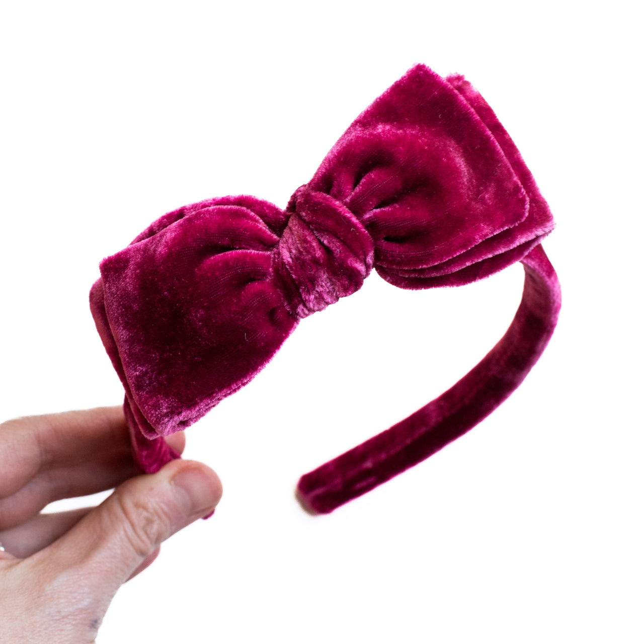 Burgundy Wine | Velvet Headbands