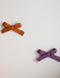 Rose Gold | knitted bows