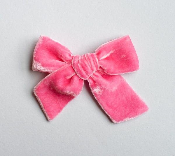 Bubblegum Pink | Velvet Bows