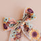 Fleur Red | embroidered tulle bows