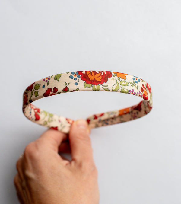 Felicite, Orange | Liberty headbands