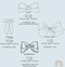 Mermaid Dreams | Multicolor Velvet Bows