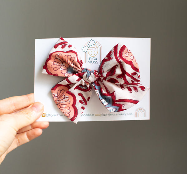 Delphi | Indian block print bows