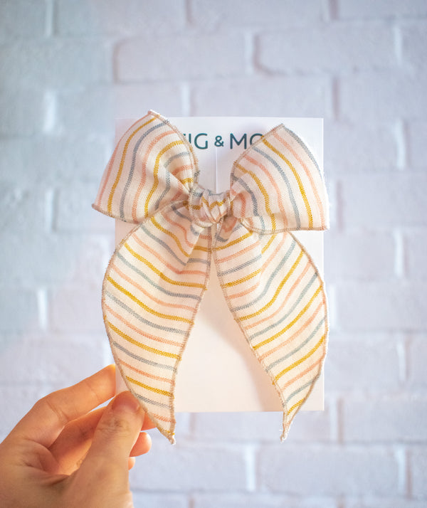 Breezy Stripe | pia bows