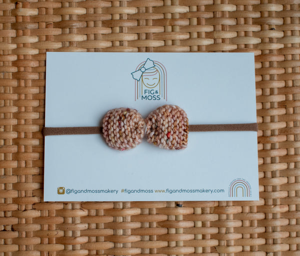 Creme Brulee | sweater bows