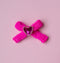 Neon Knit with Applique Hearts | sweater bows