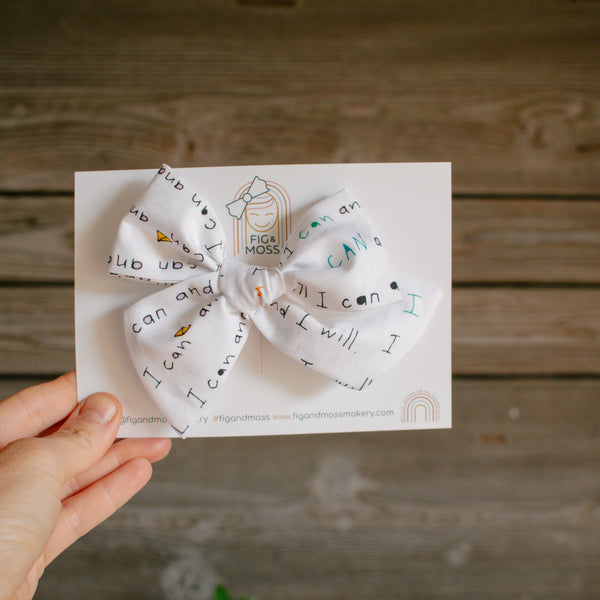 I can and I will | Bows