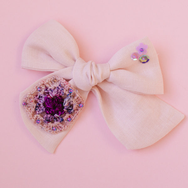 Granny Square Patch | Bows