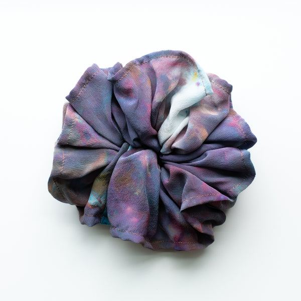 Storm | Hand-dyed Silk Scrunchies