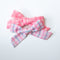 Neon Pink Knit Check | Vintage Bows