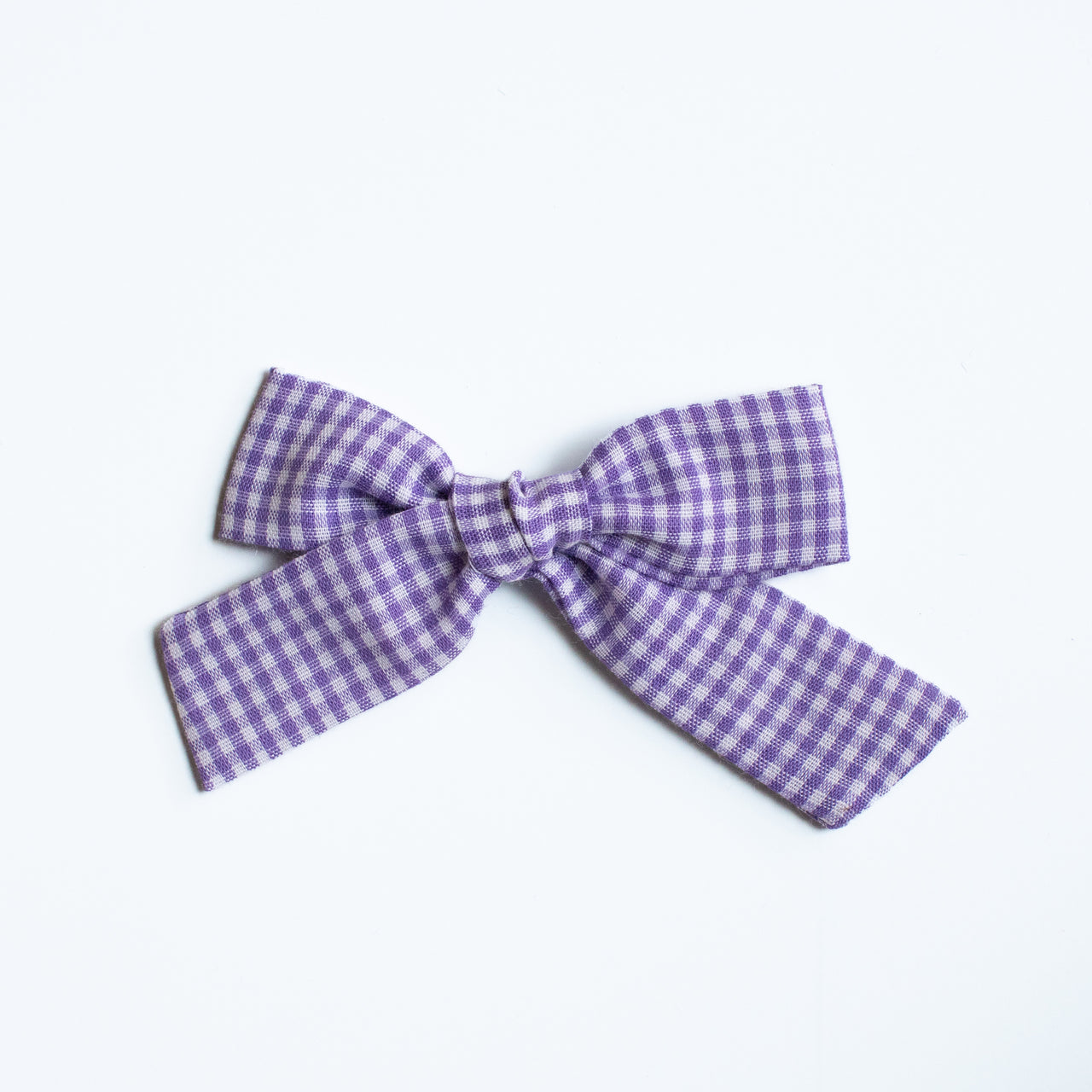 Petite Purple Check | Vintage Bows