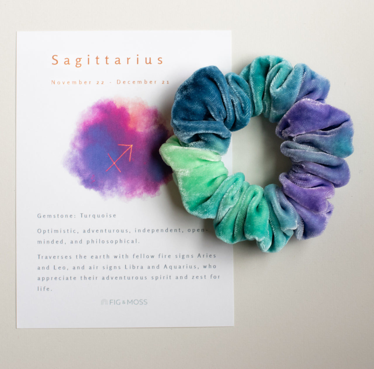 Sagittarius | Hand-Dyed Scrunchies