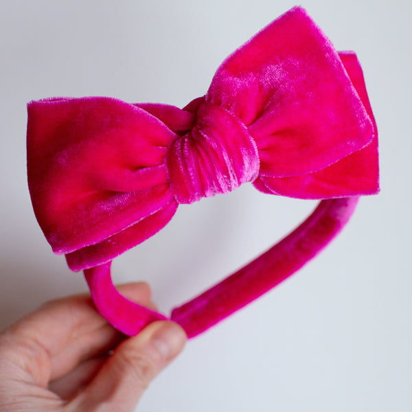 Wonder Pink | Velvet Headbands