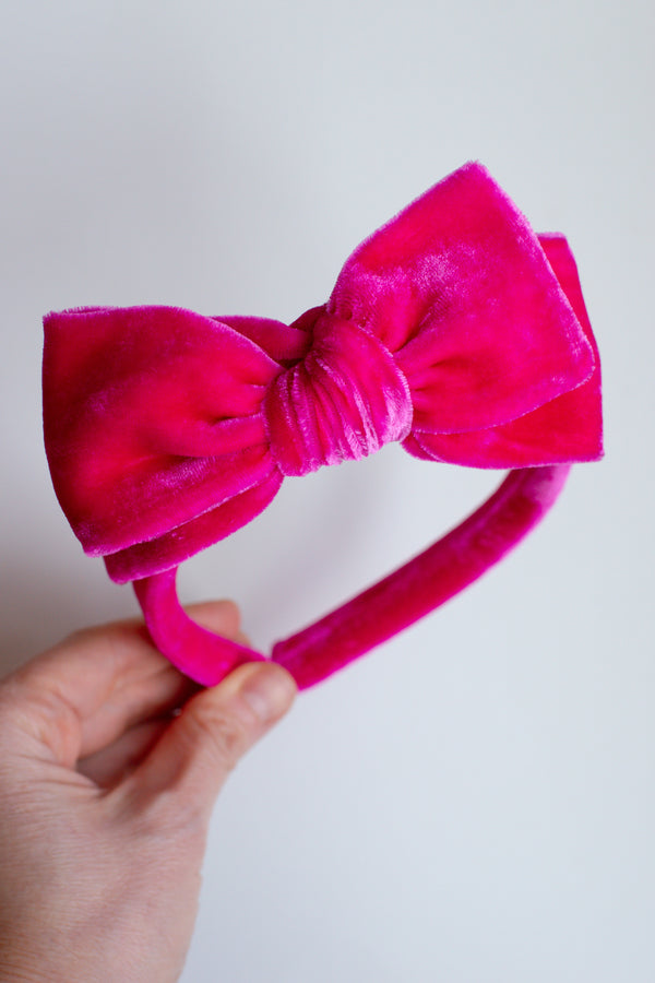 Wonder Pink | Velvet Headbands