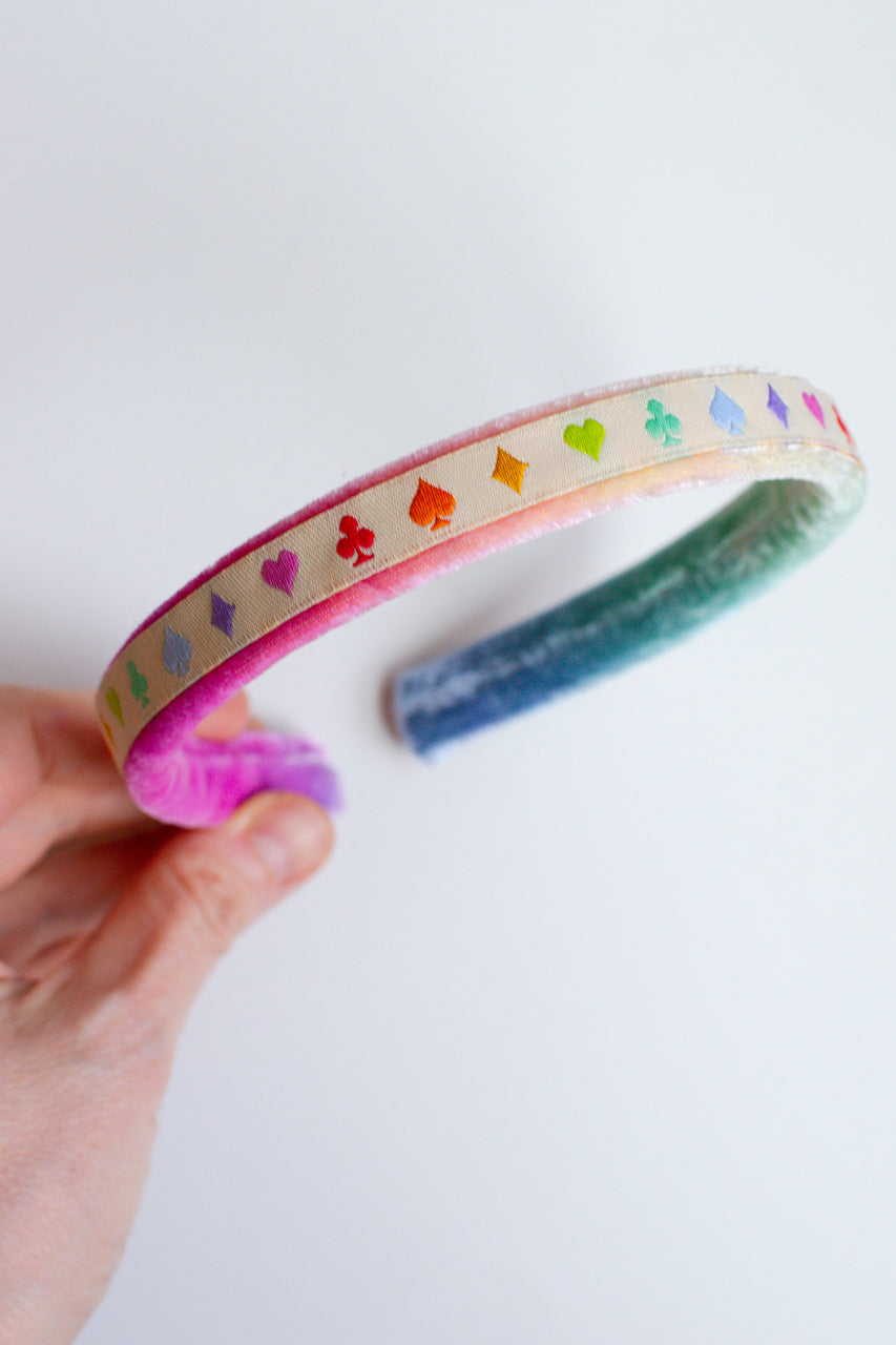 Playing Cards | Simple Velvet Headbands