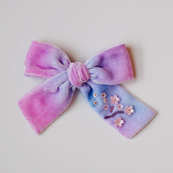 Sakura | Embellished Velvet Bows