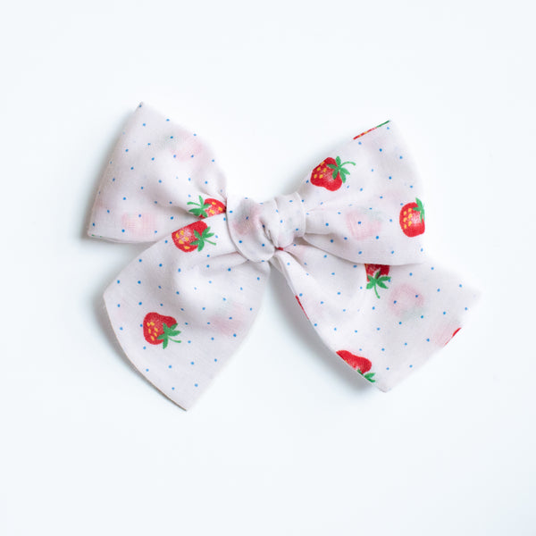 Polka Dots and Strawberries | Vintage Bows