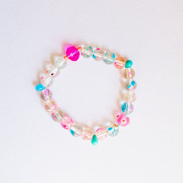 Pink and Blue Bracelet
