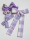 Petite Purple Check | Vintage Bows