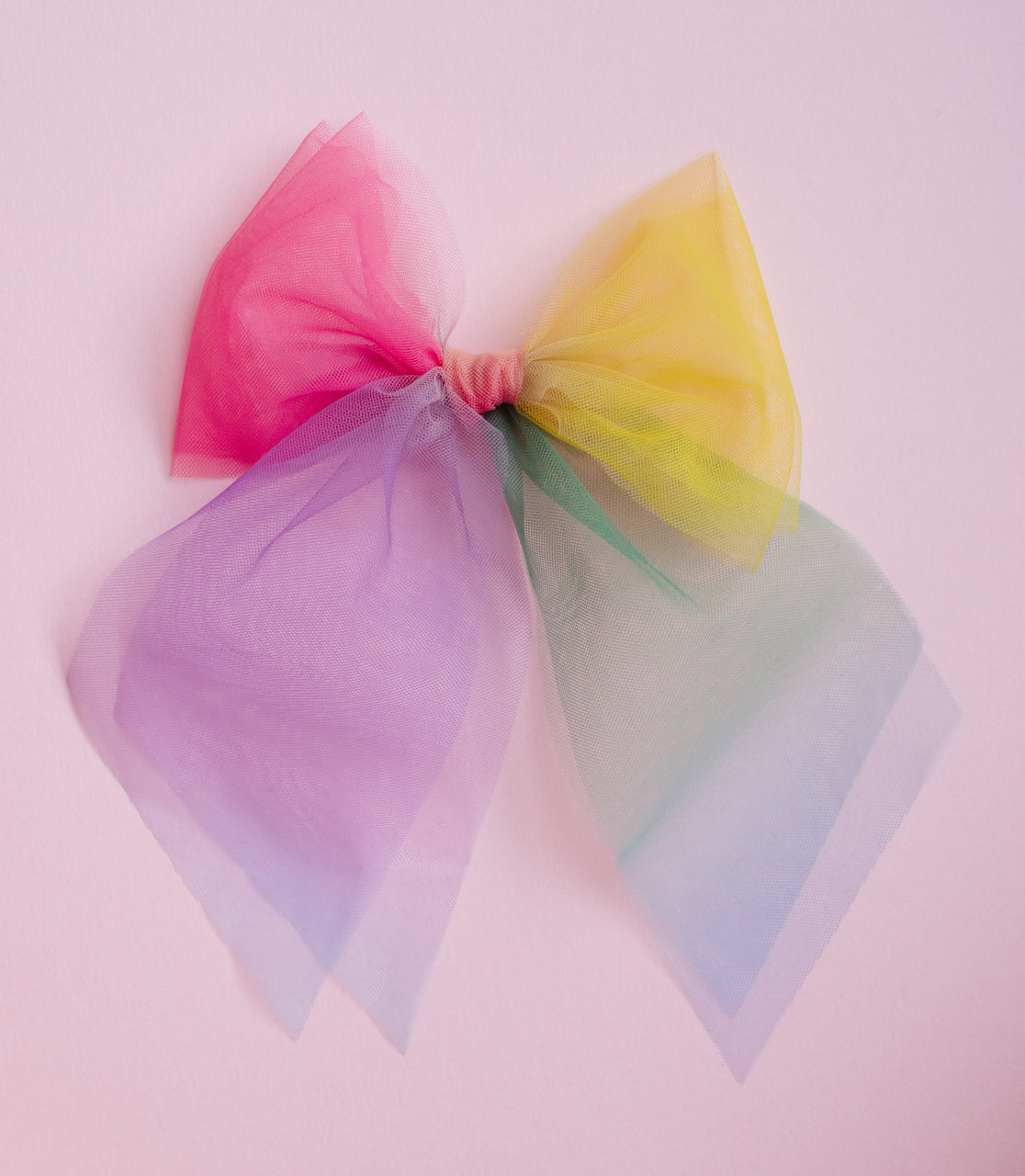 Rainbow Tulle Bows