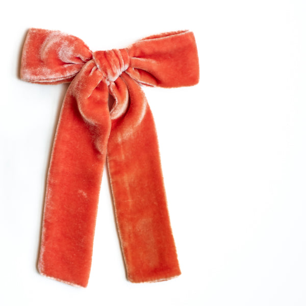 Persimmon | Velvet Bows