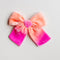 Peach Sherbet | Multicolor Velvet Bows